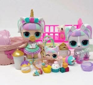 lol surprise dolls unicorn lil unicorn pet unipony   color