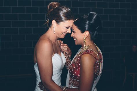 beautiful indian lesbian wedding of seema and shannon