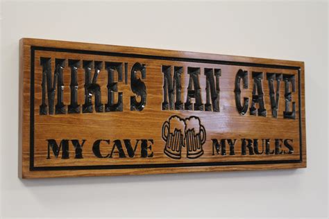man cave signs personalized man cave sign decor custom bar sign father