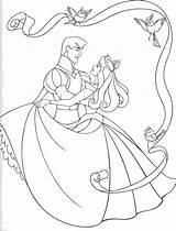 Coloring Pages Sleeping Beauty Princess Colouring Aurora Disney Wedding Phillip Adult sketch template
