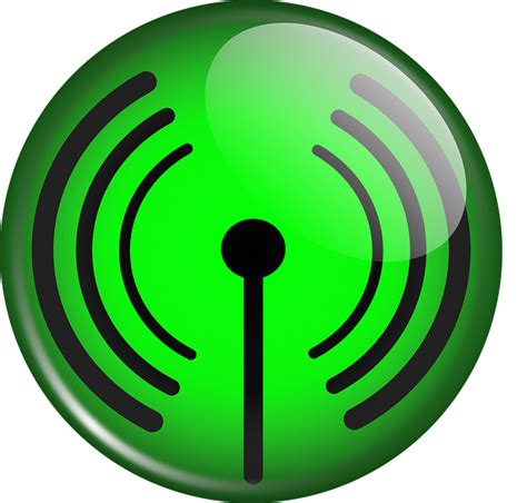 wireless symbol network  vector graphic  pixabay