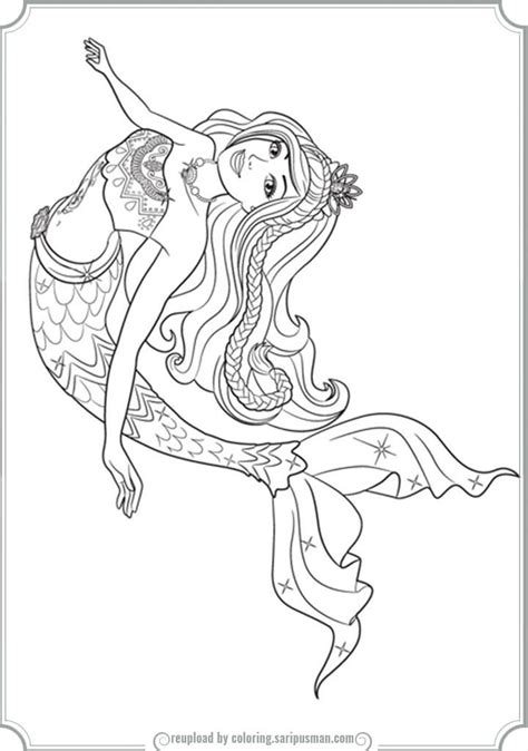 ideas  coloring merliah mermaid coloring pages