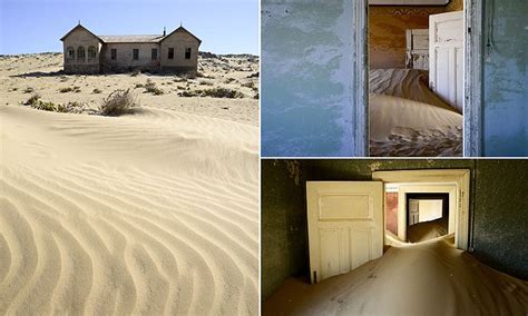 Images Reveal Abandoned Wooden Houses In Namibian Desert