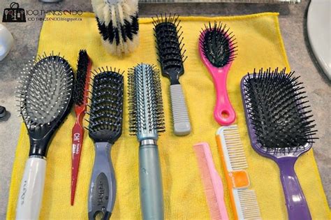 clean  hairbrushes hair brush cleaning
