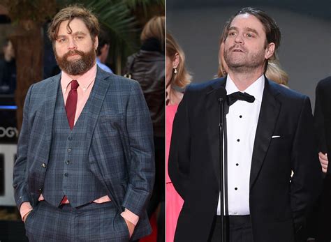 Zach Galifianakis Appears Slimmer Unrecognizable At Sag