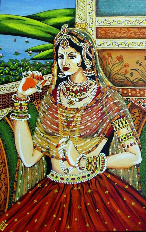 Indian Princess Painting By Tallita Tyagi Saatchi Art