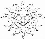 Sun Coloring Pages Space Drawing Sketches Simple Outer Drawings Sketch Print Meteo Kids Sunglasses Colouring Paintingvalley Moon Pencil Printable Imagixs sketch template