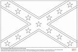 Flag Coloring Pages Confederate Rebel Printable American Flags War Redneck Civil Template Book Drawing Colouring Stencil Supercoloring Print Crafts Templates sketch template