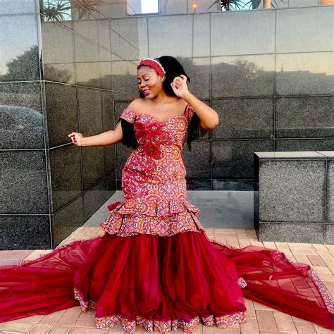 pretty tswana traditional dresses 2020 for lady shweshwe home