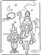 Sinterklaas Kleurplaten Volwassenen sketch template