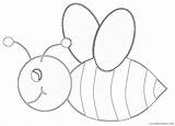 Coloring Bee Cute Coloring4free Pages Related Posts sketch template