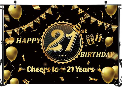 amazoncom happy st birthday backdrop  men women  birthday