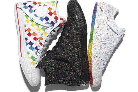 converse  released   pride collection  rainbow sneakers