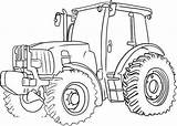 Coloring Tractor Pages Print sketch template