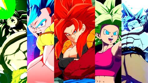 all dragon ball fighterz dlc characters ultimate s and transformations on