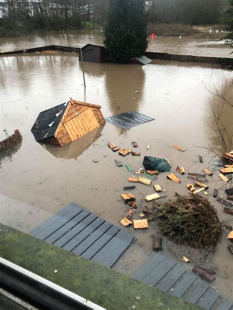 storm dennis major incidents declared as towns devastated by flooding