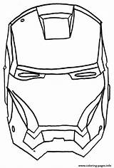 Iron Man Face Coloring Pages Ironman Head Captain America Drawing Goofy Cartoon Printable Print Outline Mask Color Clipart Superhero Kids sketch template