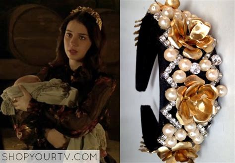 Reign Season 1 Episode 11 Mary’s Gold Flower Crown Shop