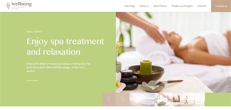 beautiful spa website design examples   inspired wobeedu