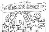 Kermis sketch template
