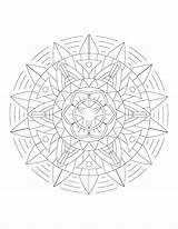 Marvelous Mandala sketch template