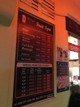 great foot massage review  xi yuan foot spa singapore singapore