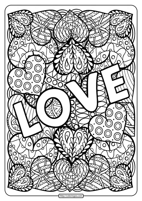 spread  love   printable coloring pages