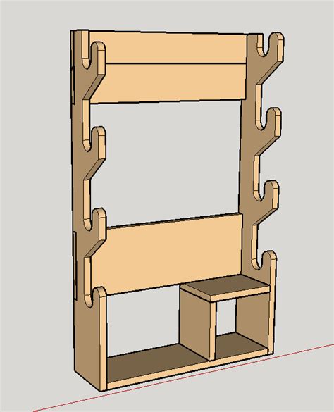 gun rack plans   easy  build cfb creations