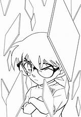 Conan Coloring Edogawa Pages Detective Shinichi Line Anime Kaito Drawing Board Zerochan Hình Aoyama Meitantei Goushou Official Popular Kudou Choose sketch template