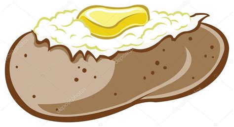 clipart  baked potatoes