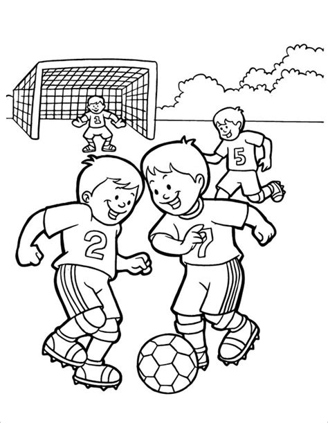 soccer field coloring page  getdrawings