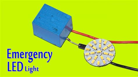 automatic emergency led light circuit   relay led emergency lights led lights led
