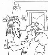Joseph Colors Pharaoh Potiphar Egipto Colorear José Gobernador sketch template