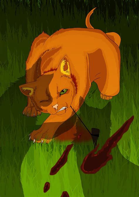 Warrior Cats Firestar S Death By Darkmoonx 1yb On Deviantart