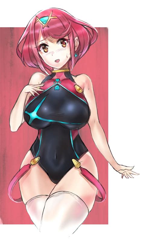Pyra And Pyra Xenoblade Chronicles And 1 More Drawn By