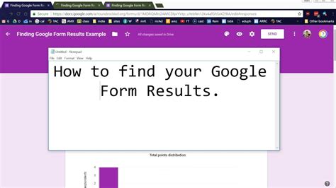 find google form results youtube