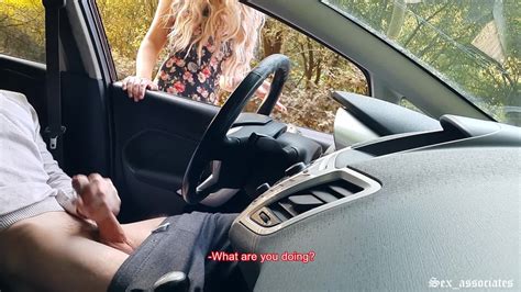 Public Dick Flash Caught Me Jerking Off In The Car In A Public Park