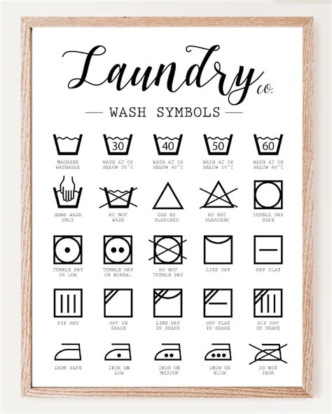 laundry cheat sheet printable laundry guide laundry etsy