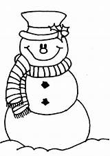 Snowman Coloring Tulamama sketch template