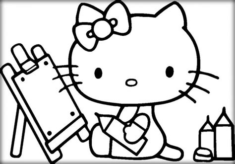 kitty coloring pages printable gsym