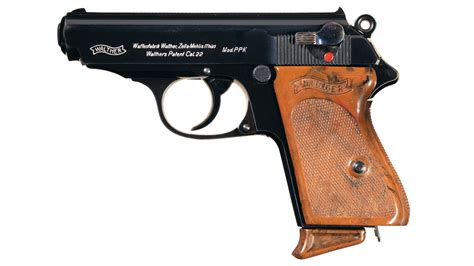 walther ppk  lr pistol  holster rock island auction