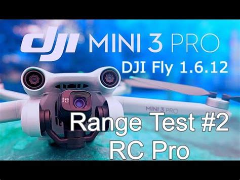 dji mini  pro  rc pro range test    ocean dji fly  firmware update