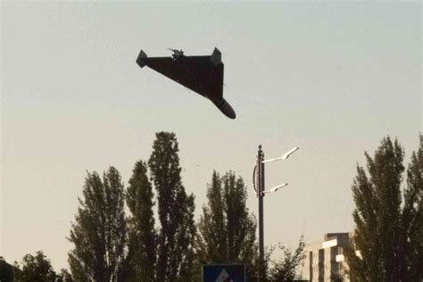 ukraine downs swarm  attack drones  kiev world news