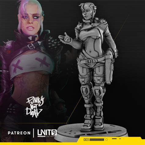 3d printable lucy m cyberpunk by unit9
