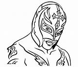 Wwe Coloring Rey Pages Mysterio Rock Printable Wrestling Logo Sin Cara Punk Lucha Drawing Aj Kids Print Sheets Color Superstars sketch template