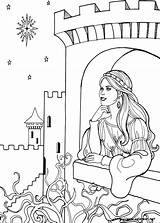 Leonora Colorir Princess sketch template