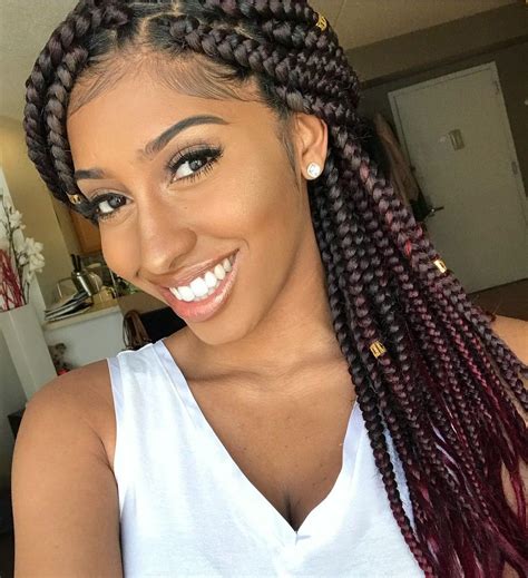 Boxbraids Box Braids Hairstyles Box Braids Styling