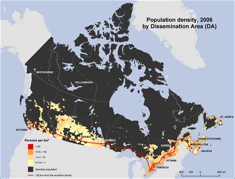 population density canada