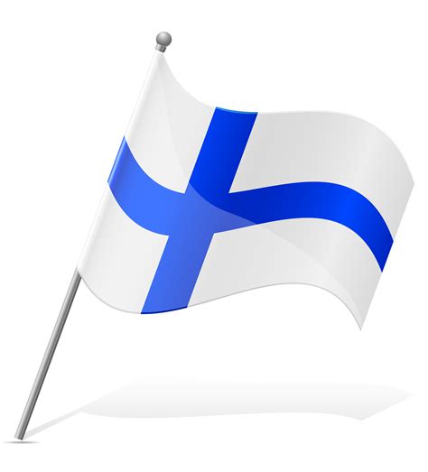 flagge der finnland vektor illustration  vektor kunst bei vecteezy
