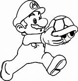 Mario Coloring Pages Star Running Getcolorings Super sketch template